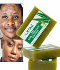 Hot Selling 100g Solid Effective Acne Removal Facial Glowing Smoothing Deep Cleansing Bath Cool Fresh Aloe Face Soap Bar